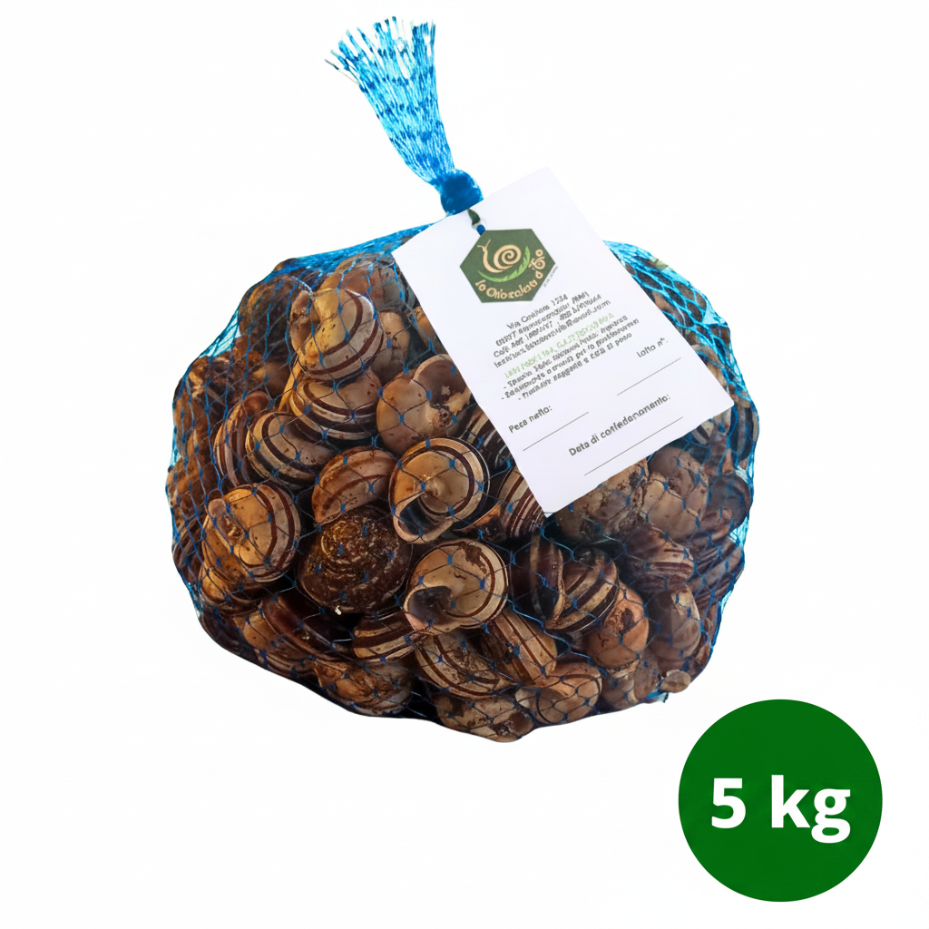Lumache Rigatelle 5kg - Allevamento italiano Castelli Romani
